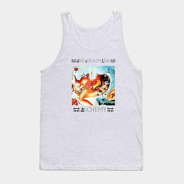 Vintage Dire Straits Alchemy Tank Top by BanyakMau